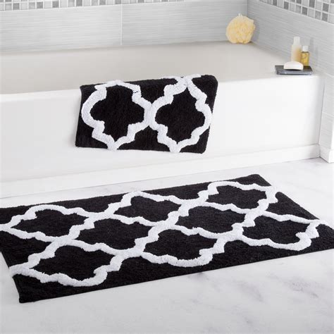 FREE delivery Thu, Dec 14 on 35 of items shipped by Amazon. . Black and white bathroom rug set